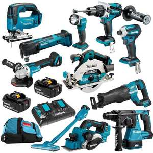 FIRST CLASS 100% Authentic 18-Volt LXT Lithium-Ion Cordless 15-Piece Combo <b>Kit</b> <b>Tool</b> Sets LXT1500 - Product Image 3