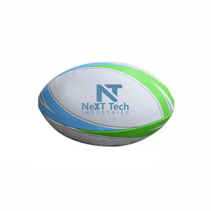 Pelota de Rugby con logotipo y color personalizado para exteriores, pelota de Rugby de partido de PVC impermeable personalizada de alta calidad - Product Image 1