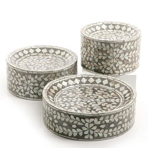 Soporte para pasteles con incrustaciones azules, exhibición de pasteles perfecta para Decoración de mesa para el hogar, uso de eventos y fines de regalo, venta al por mayor de La India - Product Image 5