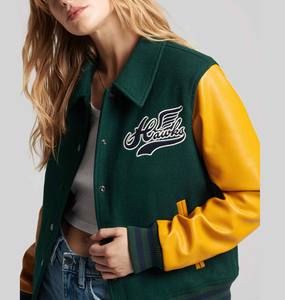 2024 Custom New Fashion Woman Leather <b>Jacket</b> with Stand Collar and <b>Silver</b> Buttons Design Men's <b>Jacket</b> - Product Image 1