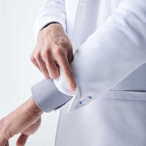 Blouse de laboratoire unisexe pour hôpital, blouse de médecin à manches longues avec poches - Product Image 6