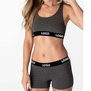 Haute qualité séchage rapide respirant femmes Fitness Yoga ensembles 2 pièces sans couture exercice Shorts vêtements de sport en gros - Product Image 3