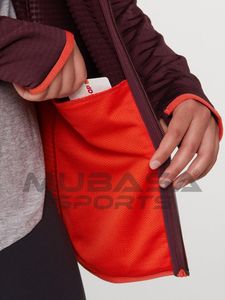 Sudaderas con capucha de lana de algodón pesado con estampado personalizado para mujer, sudaderas con capucha de lana con cremallera completa de talla grande Otero para mujer con MOQ bajo - Product Image 5