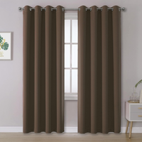 Tissus de rideaux occultants modernes et écologiques 100 % polyester de haute qualité, rideaux de fenêtre de luxe, options personnalisables, isolation phonique