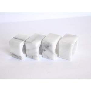 Anneau de tissu de marbre naturel de luxe décor de Table fait à la main marbre en gros porte-anneau de serviette la plus vendue porte-anneau de tissu - Product Image 2