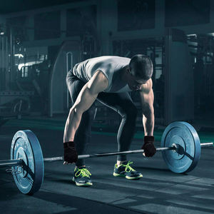 Guantes DE SEGURIDAD DE CUERO personalizados para entrenamiento y levantamiento de pesas Guantes de gimnasio de entrenamiento deportivo con muñequeras - Product Image 4