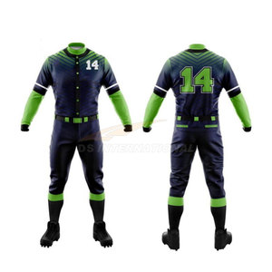 Uniforme de baseball pour hommes maillot d'équipe personnalisé de sublimation usine OEM ODM vente en gros kit de vêtements de sport uniformes de baseball spécial joueur - Product Image 4