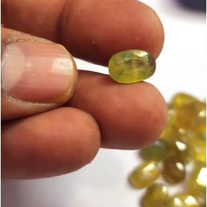 พลอยสีเหลืองธรรมชาติ29ชิ้นขนาด8มม. ถึง15มม. รูปไข่ลูกแพร์แปดเหลี่ยมเหลี่ยมเพชรพลอย102 CTS iroc ขายหลวมตัดเรา $102ทั้งหมด - Product Image 5