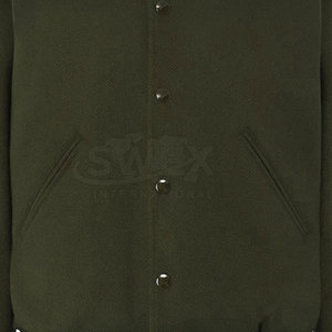 Veste d'hiver de style universitaire ajustée de qualité supérieure avec logo personnalisé, vêtements de mode, manches longues, veste d'hiver de style universitaire ajustée - Product Image 4