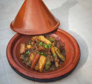 Authentique tajine marocain fait à la main en céramique, pot de cuisson traditionnel, tajine pour four et cuisinière, résistant à la chaleur, écologique, cuisines - Product Image 4
