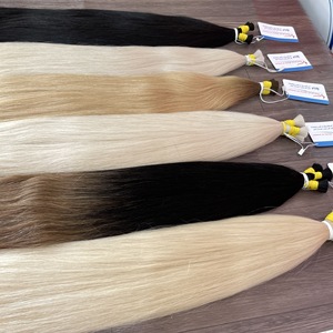 Venta caliente de color recto a granel 100% cabello humano vietnamita cabello crudo muy alta calidad precio de fábrica al por mayor, - Product Image 1
