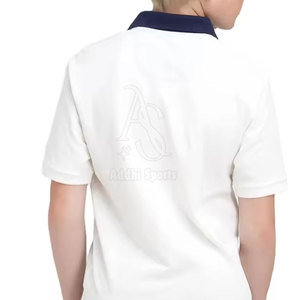 Confort au quotidien doux et élégant classique pour polo pour enfants garçons et filles T-shirt en coton décontracté pour un usage quotidien Technique lavée - Product Image 6