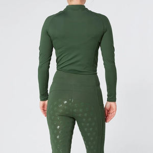 Chemise d'équitation pour femme, haut d'équitation respirant à manches longues, t-shirt d'équitation léger et extensible pour l'entraînement et la compétition - Product Image 6