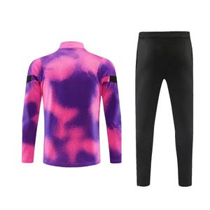Nouveaux ensembles d'uniformes de football américain pour adultes, personnalisables, respirants, imprimés, veste à demi-zip et pantalon, vêtements de sport - Product Image 2