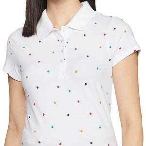 Polo de manga corta con logotipo personalizado para mujer, último diseño, informal, promocional, para golf, deportes al aire libre, sublimación, precio bajo - Product Image 5