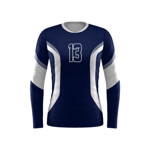 Camiseta de voleibol de gama alta con impresión de sublimación de número de nombre de equipo personalizado para jugadores competitivos de escuadrones universitarios - Product Image 1