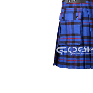 COSH KILTS Kilt Highland Tartan de haute qualité Utilitaire écossais Kilt bleu Vendeurs Instruments de musique et accessoires - Product Image 6