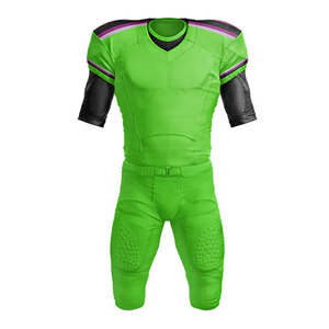 Uniforme de fútbol americano personalizado de alta calidad 100% poliéster transpirable sublimación diseño precio - Product Image 2