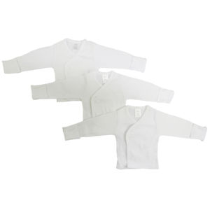 Paquete de 3 Camisetas de Manga Larga con Broches Laterales y Manoplas para Bebés - Product Image 1