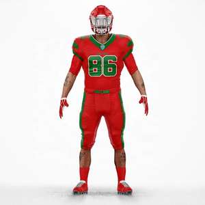 Conjunto de uniforme de fútbol americano personalizado con nombre de equipo y número de Jugador - Product Image 1