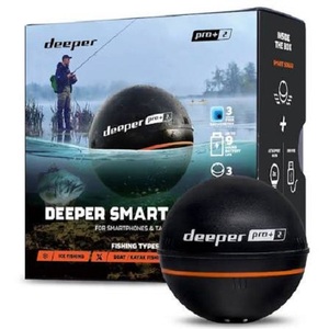 อุปกรณ์ตกปลาน้ำแข็งแบบพกพา <span class=keywords><strong>Smart</strong></span> <span class=keywords><strong>Sonar</strong></span> <span class=keywords><strong>Deeper</strong></span> Pro+2 สำหรับสมาร์ทโฟนและแท็บเล็ต - ใช้พลังงานแบตเตอรี่ไร้สาย ดีไซน์น้ำหนักเบา - Product Image 1