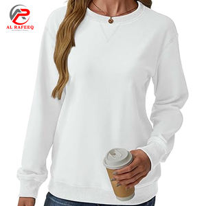 Personnalisé Femmes Gym Casual Sweatshirts Unisexe Poids Lourd Vêtements De Course À Manches Longues Pull Ras Du Cou Sweat Broderie - Product Image 5
