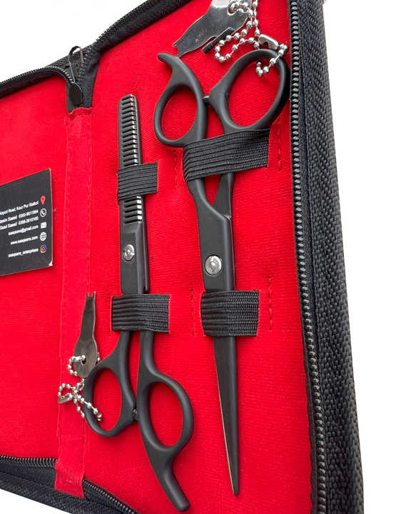 Men's Women's Home Salon Barber Cutting Kit Hairdressing Scissors Set Stainless Steel Sharp Beard Trimming Shaping Grooming