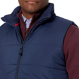 Chaleco Acolchado sin Mangas para Hombre, Impermeable, de Alta Calidad, con Cierre, Ligero, Chaqueta de Invierno, Diseño Personalizado, Venta al Por Mayor - Product Image 3