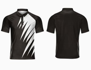 Diseño personalizado para hombre gótico para camisa al por mayor mezcla de algodón Spandex secado rápido manga corta patrón sólido lienzo sublimación - Product Image 3