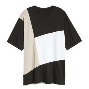 Camiseta de Algodón para Hombre, Estilo Casual, Holgada, Urbana, de Manga Corta, Ligera, Suave y Cómoda, OEM, ODM, Pedido al por Mayor - Product Image 1