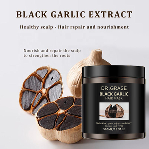 <span class=keywords><strong>Masque</strong></span> capillaire hydratant sans sulfate à l'ail noir, lissant et adoucissant, marque privée - Product Image 3