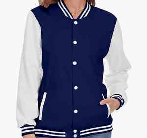 Veste universitaire pour femmes de qualité supérieure, en coton de qualité supérieure, personnalisable, tendance et à prix bas - Product Image 1