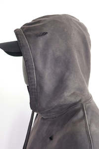 เสื้อฮู้ดดี้และเสื้อสเวตเชิ้ตไซส์ใหญ่สำหรับผู้ชายและผู้หญิง แบบยูนิเซ็กซ์ ทรงโอเวอร์ไซส์ ออกแบบเองได้ พิมพ์ลายดิจิทัล ผ้าฝ้ายฟลีซ 100% คอกลม - Product Image 4