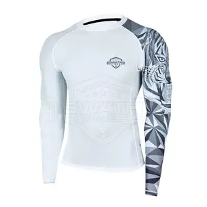 Concevez votre propre Rush Guard à manches longues Rash Guard meilleure qualité Rash Guard pour hommes