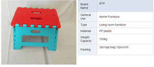 Best Seller 2023 Silla plegable de plástico de colores para niños/Silla de plástico para niños 3 tamaños (pequeño, mediano, Grande) Suministros para el hogar - Product Image 4