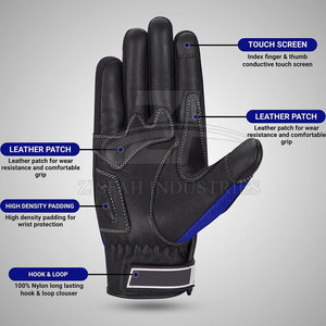 Guantes de moto de desgaste de protección personalizados de diferentes colores hechos al por mayor mejor precio guantes de moto - Product Image 3
