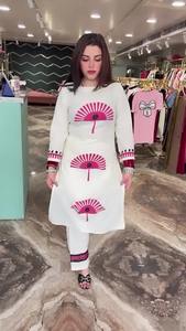 ชุดกางเกงผ้าคอตตอนยืดหยุ่นสำหรับผู้หญิงในอินเดียชุดกางเกงยาว - Product Image 5