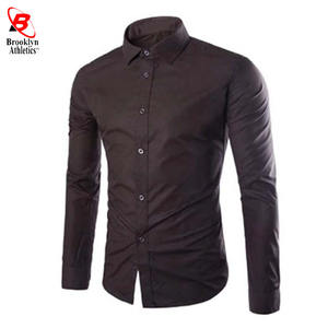 Ropa de oficina Camisa de vestir para hombre Tela y opciones de diseño Venta al por mayor Camisas de vestir casuales para hombre Nuevas camisas de ropa de oficina para hombres - Product Image 6