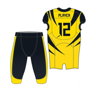 Uniforme de football américain de taille personnalisée en gros 2025 nouvelle mode respirant équipement de football le plus vendu - Product Image 2
