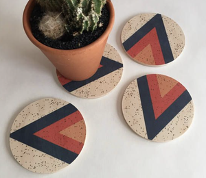 Sous-verres en bois personnalisables Écologique Durable Carré Design Contemporain Réutilisable Décoration Maison Cadeau de pendaison de crémaillère - Product Image 6