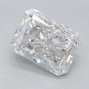 IGI 5.02 CT Blanc Radiant Cut Lab Grown Diamond H Couleur VS1 Clarté Forme d'émeraude Diamants en vrac pour laboratoire de fabrication de bijoux créé - Product Image 1