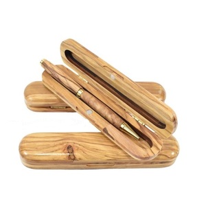 กล่องปากกาไม้ทำจากไม้ทำมือกล่องปากกาทำจากไม้แบบสั่งทำสำหรับเป็นของขวัญขององค์กร - Product Image 1