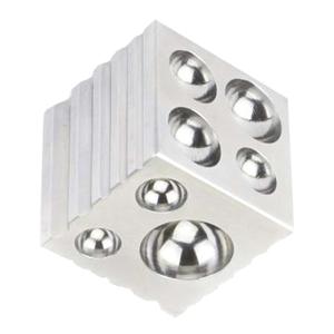 Bloc de repoussage fantaisie en acier inoxydable de 2 pouces, finition miroir, outil professionnel de haute qualité pour la fabrication de bijoux à prix abordable - Product Image 4