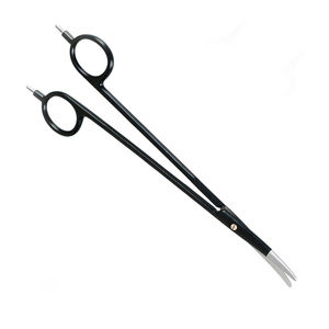 Tijeras bipolares de acero alemán de color negro de 22cm, antiadherentes, reutilizables para corte y coagulación - Product Image 3