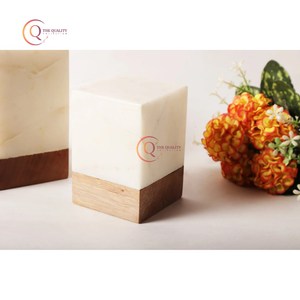 Simple Modern Designer Pure Marble Bookend Creative Home Table Decoration Marble Bookend From Manufacturer and Exporter In India - Product Image 5