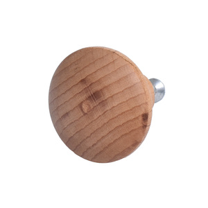 Boutons de porte ronds en bois naturel uni faits à la main, bouton de porte personnalisé, couleur, forme, taille, fabriqué en Inde - Product Image 1