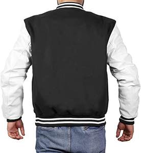 Venta al por mayor personalizado Plain American College Varsity chaquetas oficial American CollegeBaseballjacket para los hombres - Product Image 4