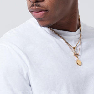 Wholesale 100% Cotton <b>Men's</b> T-Shirt Custom High Quality <b>Short</b> <b>Sleeve</b> round Neck Digital Printing Solid Color for Sale - Product Image 5