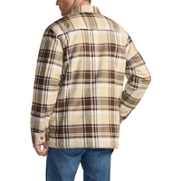 Veste longue en polaire formelle pour homme, collection Hiver 2026, coupe ajustée, col mandarin, 100% coton, design frontal personnalisable, écologique – Grande Vente