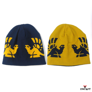 Prix de gros Nouveau design Haute qualité Respirant Imperméable Tissu polaire Coton Séchage rapide Tricoté Bonnets d'hiver 3D - Product Image 4